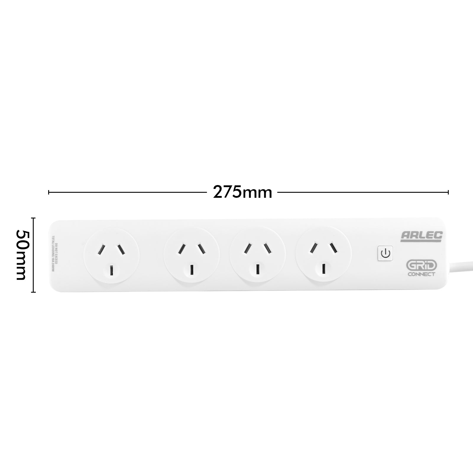 Arlec 4 outlet smart powerboard, Grid Connect home power strip