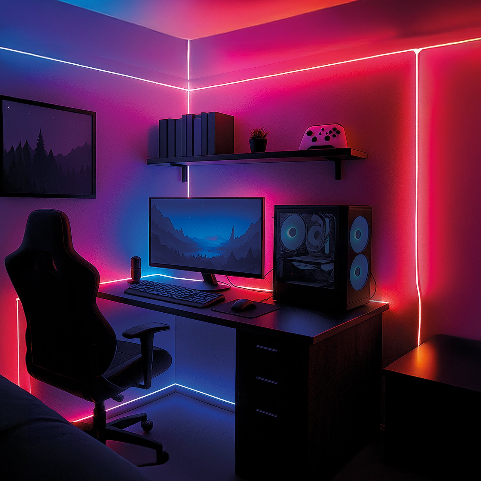 Arlec Razor Chroma RGB Grid Connect Smart LED Strip Light – Colour Changing