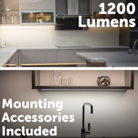 Arlec 87cm smart linkable CCT LED bar light, Grid Connect lighting