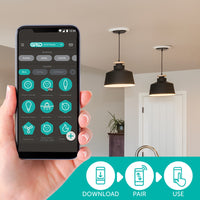 Arlec B15 RGB candle LED globe, 5.5W 470lm colour changing Grid Connect bulb