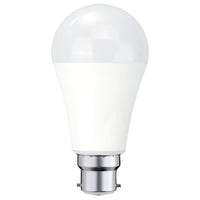 Arlec B22 RGB CCT 10W smart LED globe, 830lm colour mode Grid Connect bulb