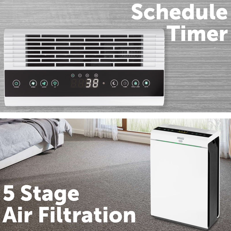 Arlec 2400W smart micathermic heater, Grid Connect electric room heater