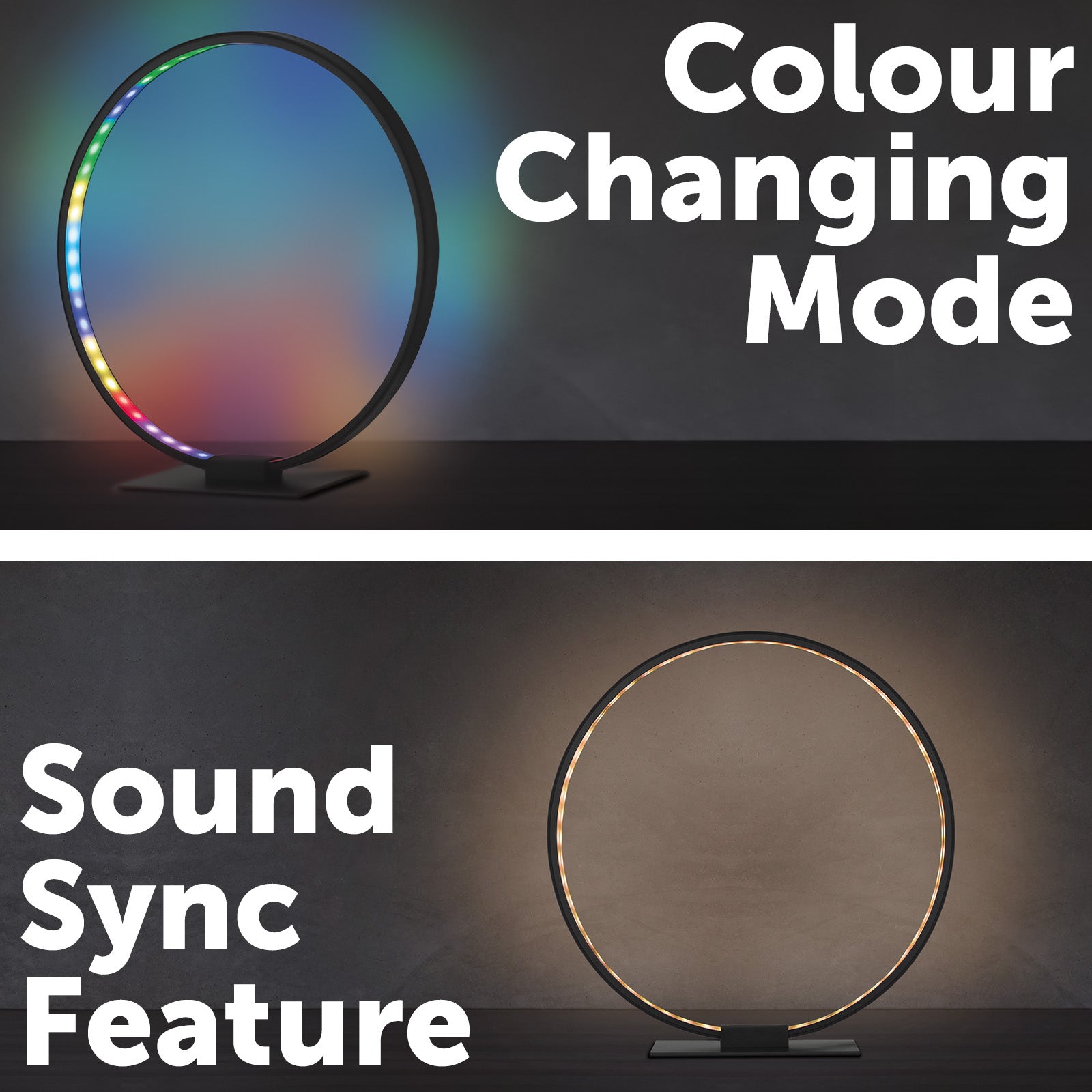Arlec Grid Connect Smart Circular RGB Ambient LED Light