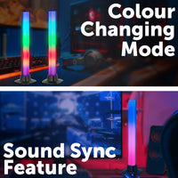 Arlec Grid Connect Smart Desktop RGB LED Bar Lights – Twin Pack