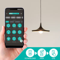 Arlec E27 RGB CCT 10W smart LED globe, 830lm colour mode Grid Connect bulb