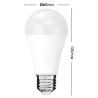 Arlec E27 RGB CCT 10W smart LED globe, 830lm colour mode Grid Connect bulb