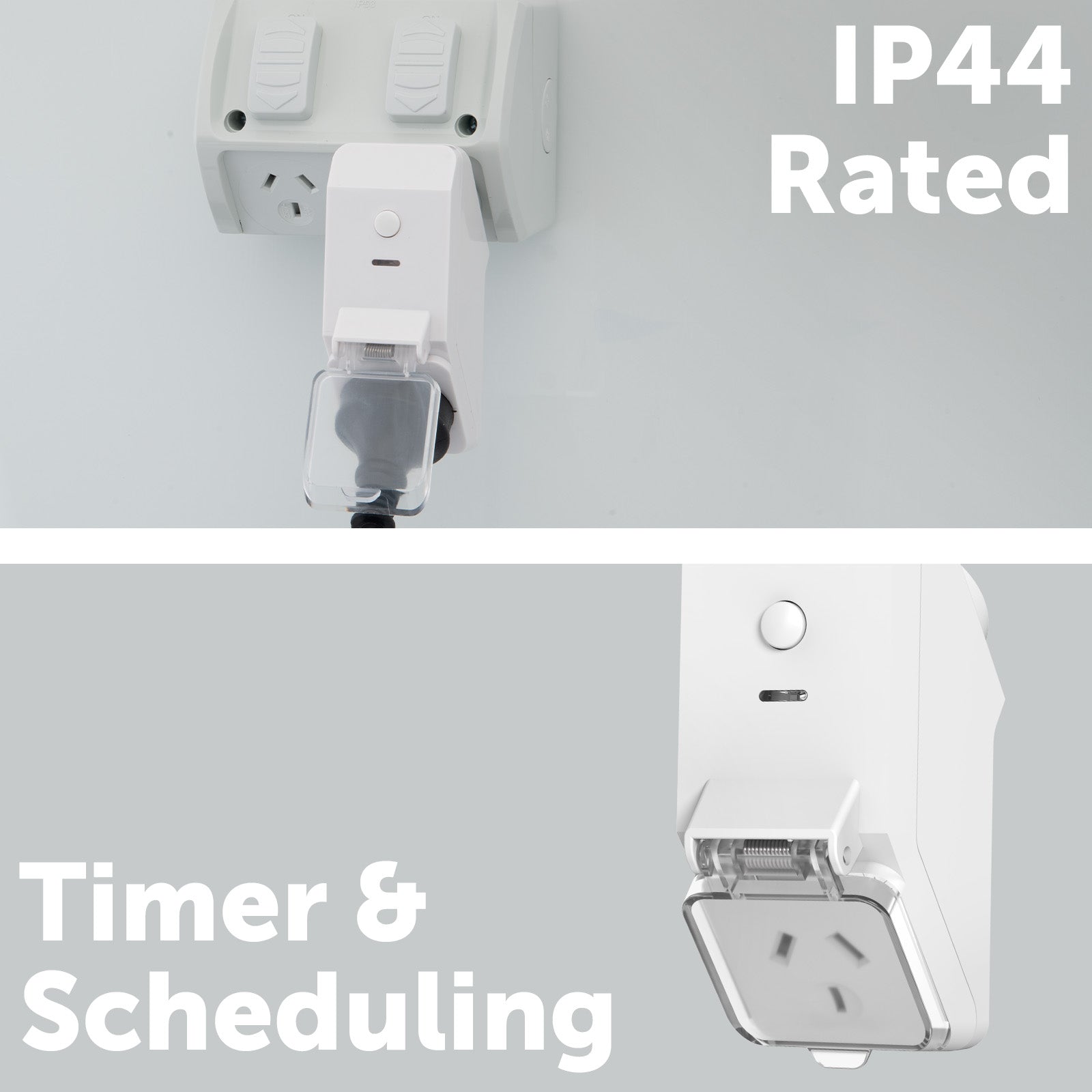Arlec smart heavy duty outdoor timer, IP44 weatherproof Grid Connect switch