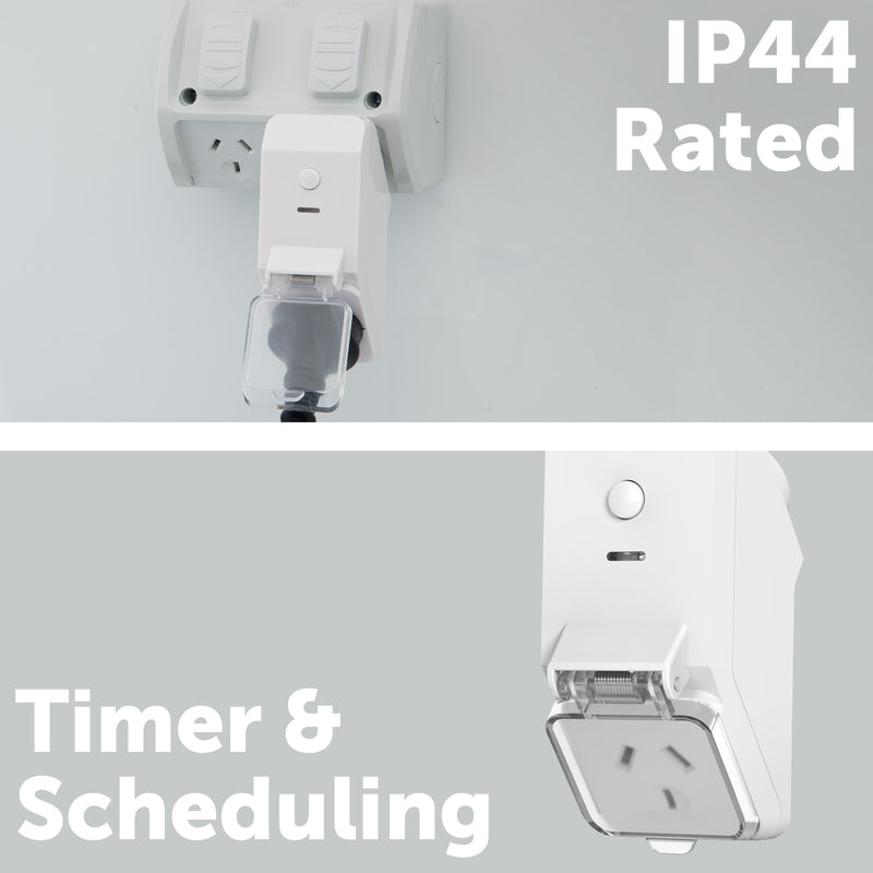 Arlec smart heavy duty outdoor timer, IP44 weatherproof Grid Connect switch