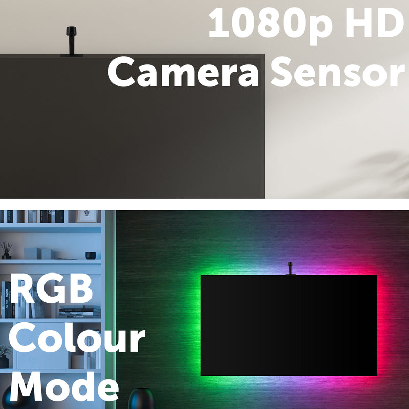 Arlec Smart Multi-Colour Screen Sync Strip Light Wi-Fi sync RGB lighting Smart with Grid Connect