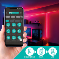 Arlec 5m smart neon flex light with Razer Chroma RGB, Grid Connect decorative lighting
