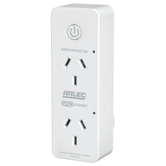 Arlec White Twin Grid Connect Smart Power Adaptor