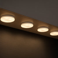 Arlec smart RGBW puck lights, 4 pack Grid Connect LED lighting