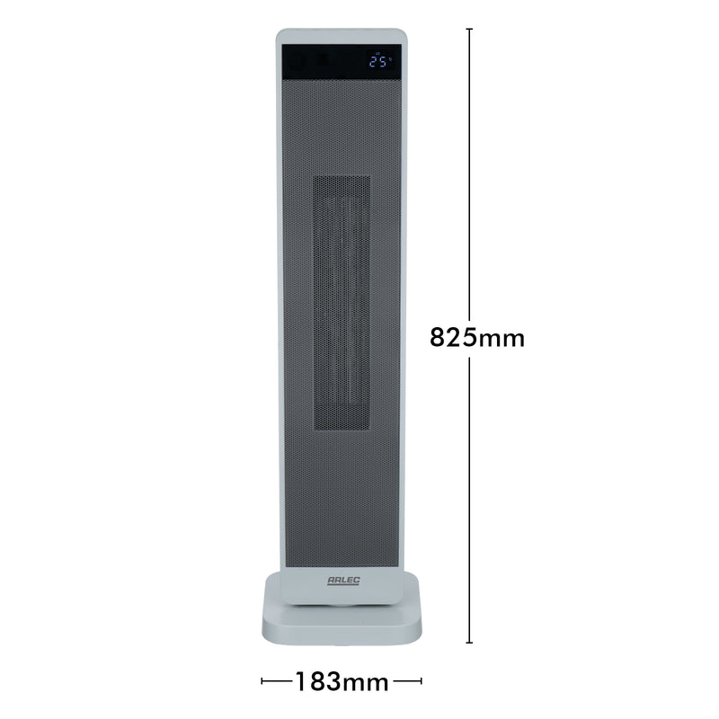 Arlec 2400W Smart Tower Heater Wi-Fi controlled home heating Smart with Grid Connect