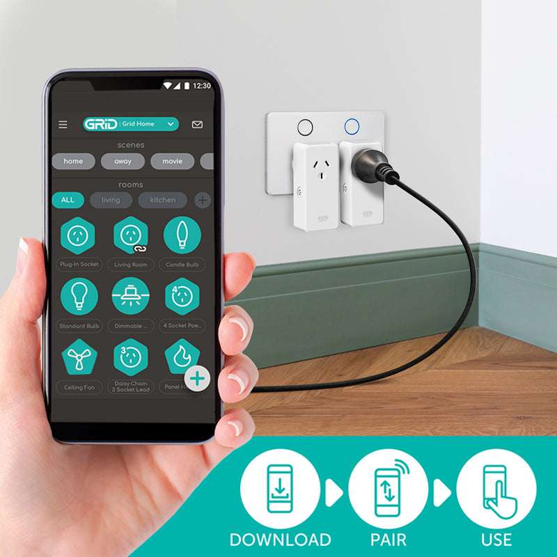 Arlec smart adaptor with temperature and humidity sensor, Grid Connect home automation