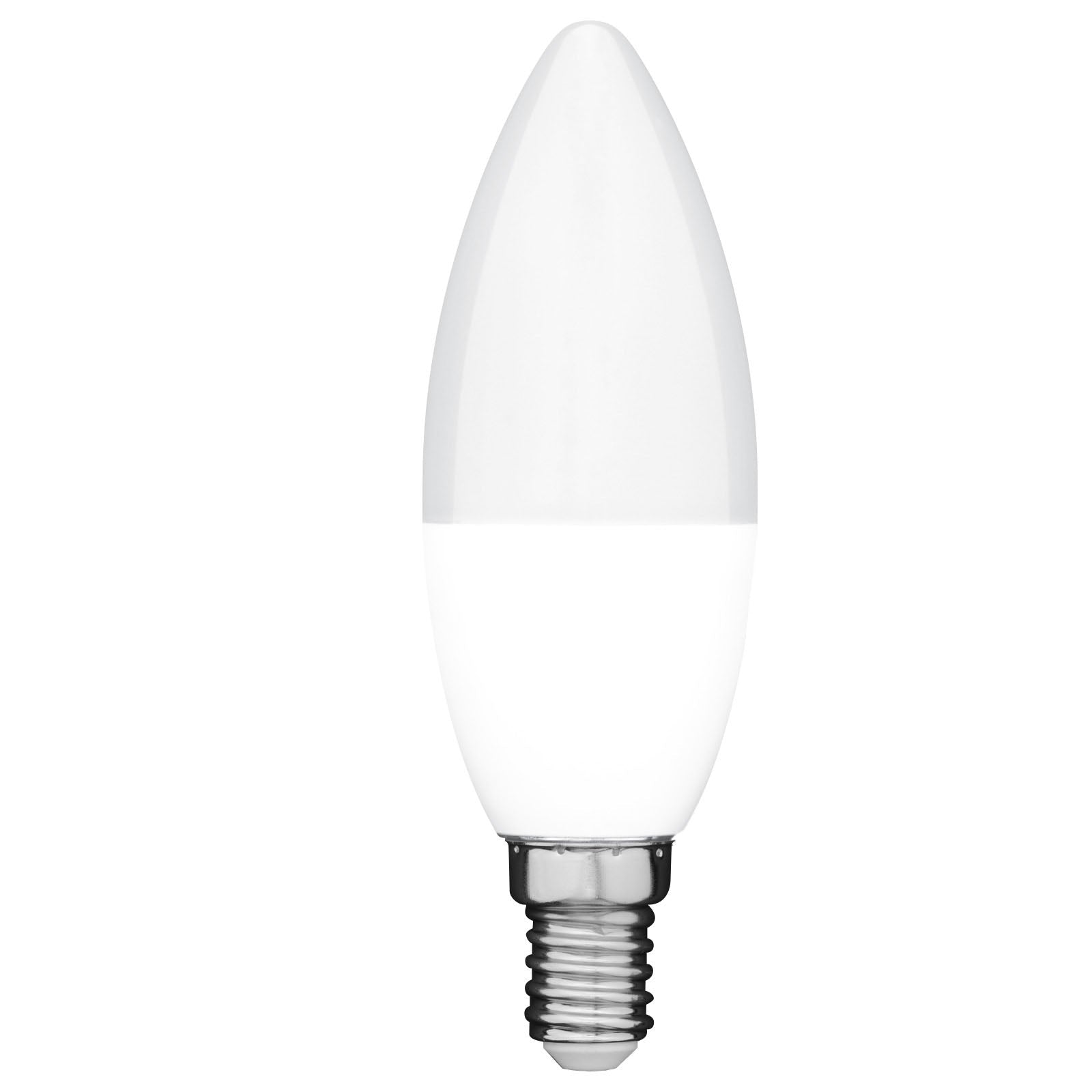 Arlec E14 CCT candle LED globe, 5.5W 470lm Grid Connect smart bulb