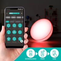 Arlec Grid Connect Smart Portable Hemisphere Lamp RGB CCT – Colour Changing