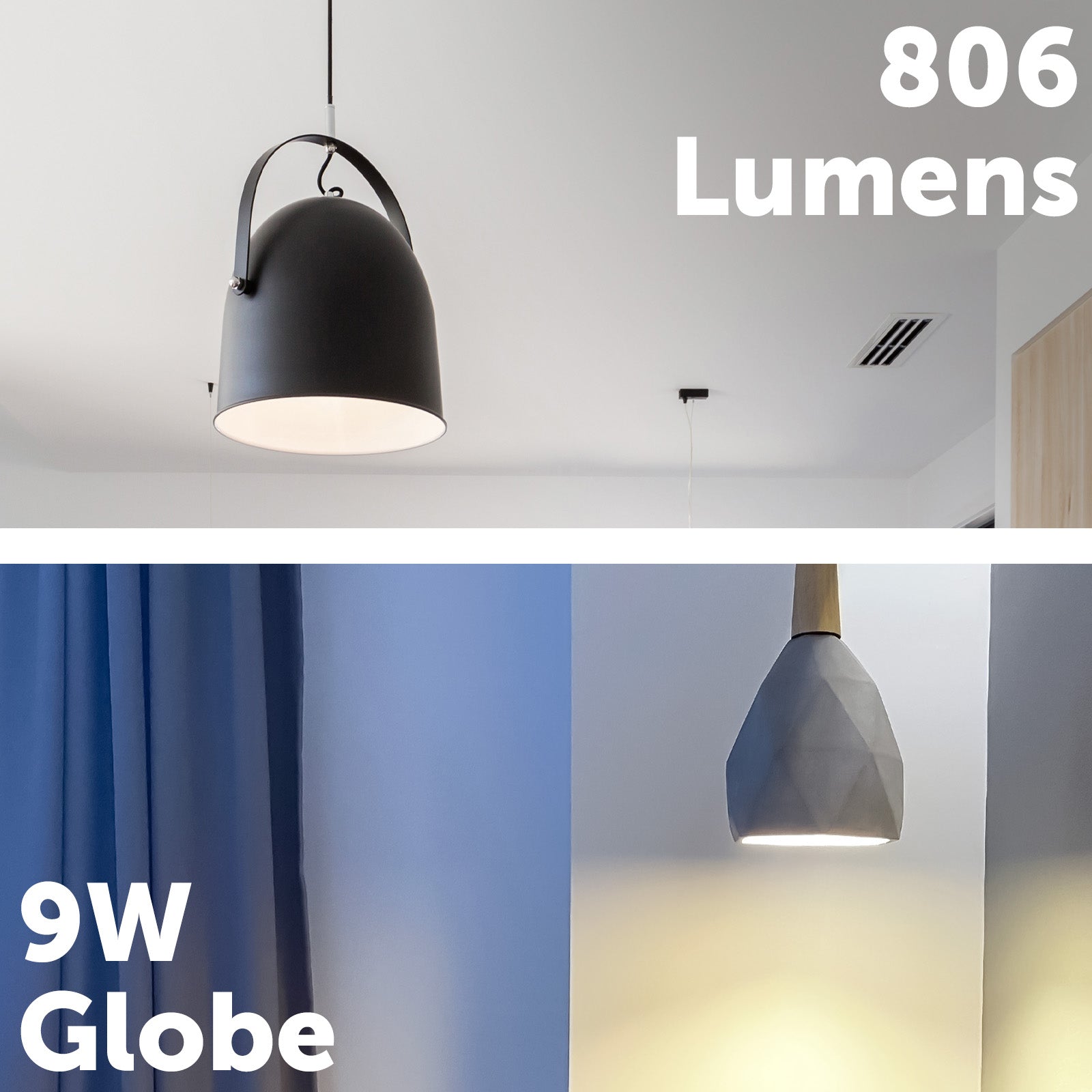 Arlec R80 9.5W smart LED globe, 806lm ES CCT Grid Connect light bulb