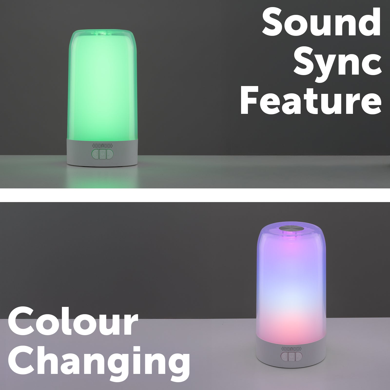 Arlec Grid Connect Smart Sound Sync Mood Lamp RGB CCT – Colour Changing Light