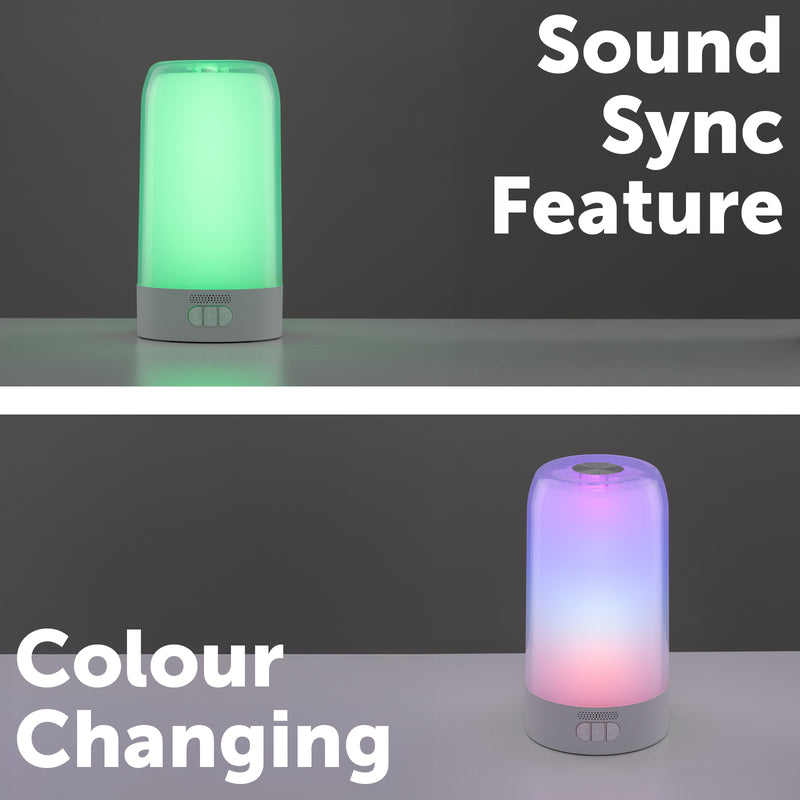 Arlec Grid Connect Smart Sound Sync Mood Lamp RGB CCT – Colour Changing Light