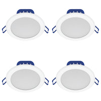 DETA 10W RGB+CCT Smart LED Downlight 4 Pack Wi-Fi lighting Smart with Grid Connect