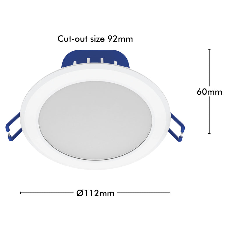 DETA 10W RGB+CCT Smart LED Downlight 4 Pack Wi-Fi lighting Smart with Grid Connect