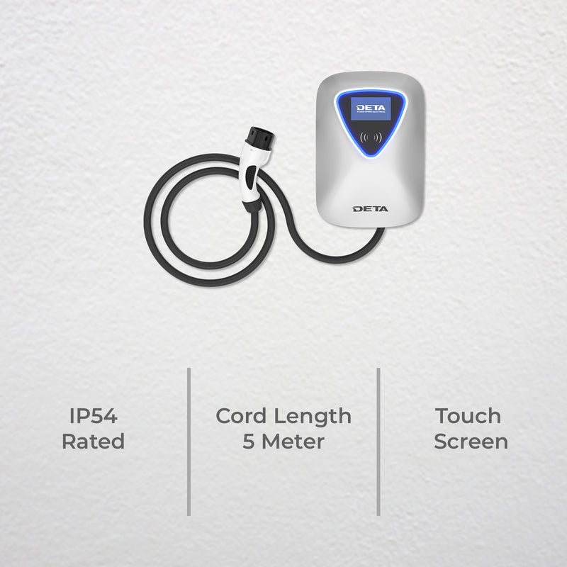 DETA 11kW 3 Phase Smart EV Charger Wi-Fi electric car charging Smart with Grid Connect