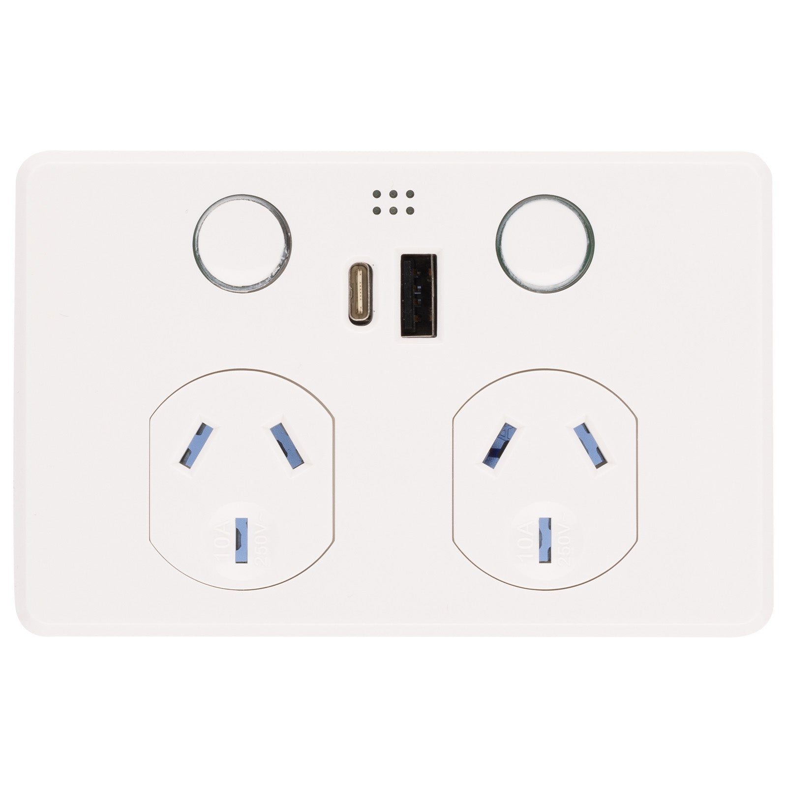 Deta Grid Connect Smart Double Power Point with USB-A & USB-C PD20W Fast Charging