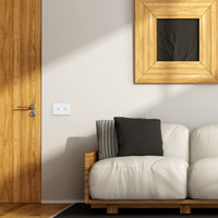 DETA White Gloss Grid Connect Smart Double Gang Touch Light Switch Wi-Fi smart home