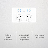 DETA Gloss White Grid Connect Smart Double Touch PowerPoint