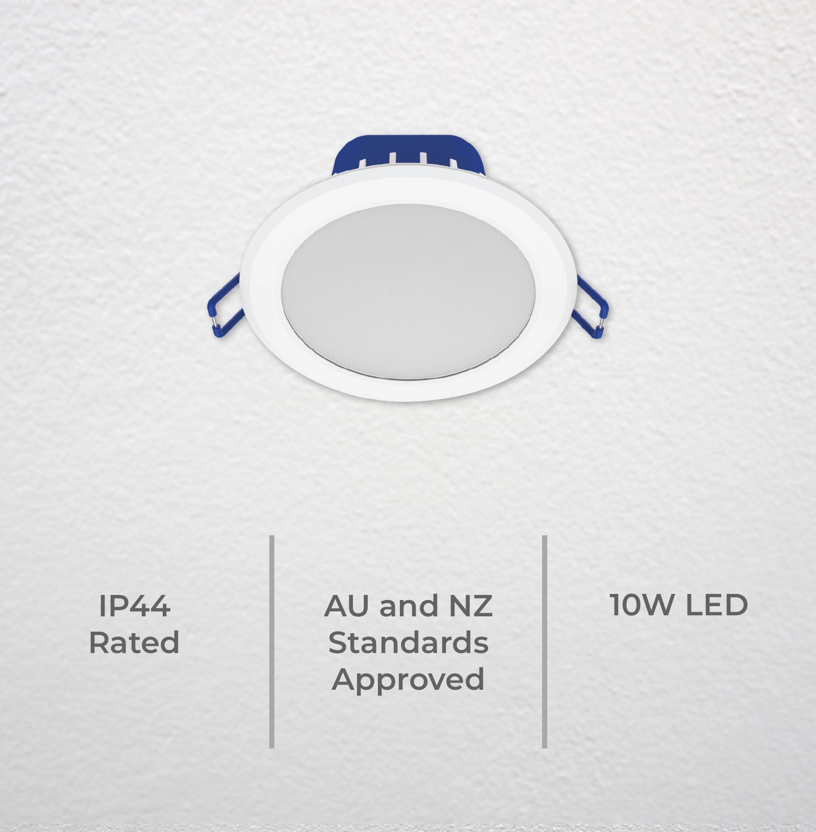 DETA 10W RGB+CCT Smart LED Downlight Wi-Fi colour lighting Smart with Grid Connect