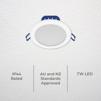 DETA 7W RGB+CCT Smart LED Downlight Wi-Fi colour ceiling lighting Smart with Grid Connect