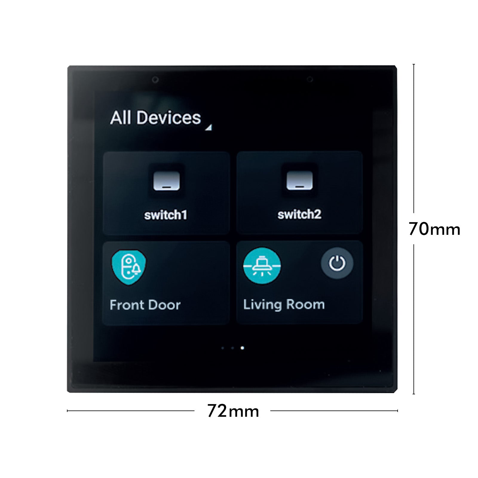 Deta Grid Connect Smart Control Panel 2 Gang Wi-Fi home automation Smart with Grid Connect