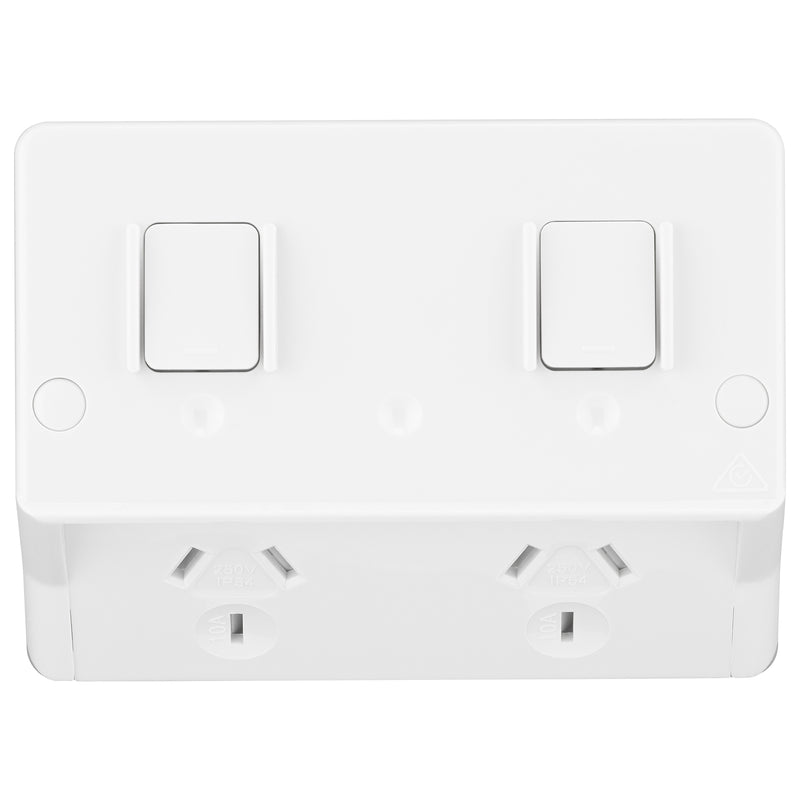 DETA White Grid Connect Smart Outdoor Double PowerPoint