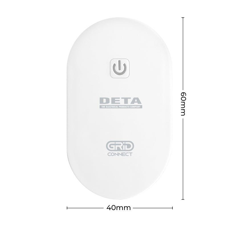 DETA Grid Connect Smart Rewireable Plug Wi-Fi smart plug for appliances