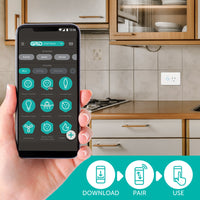 DETA Grid Connect Smart Single Touch Power Point Wi-Fi controlled outlet