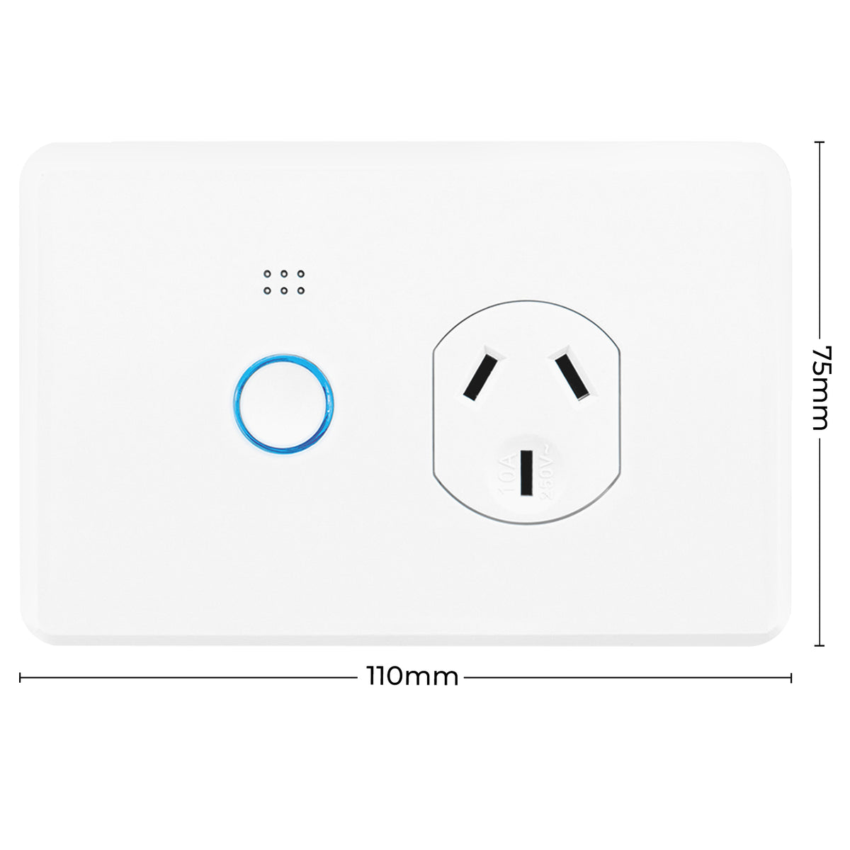 DETA White Grid Connect Smart Single Touch PowerPoint