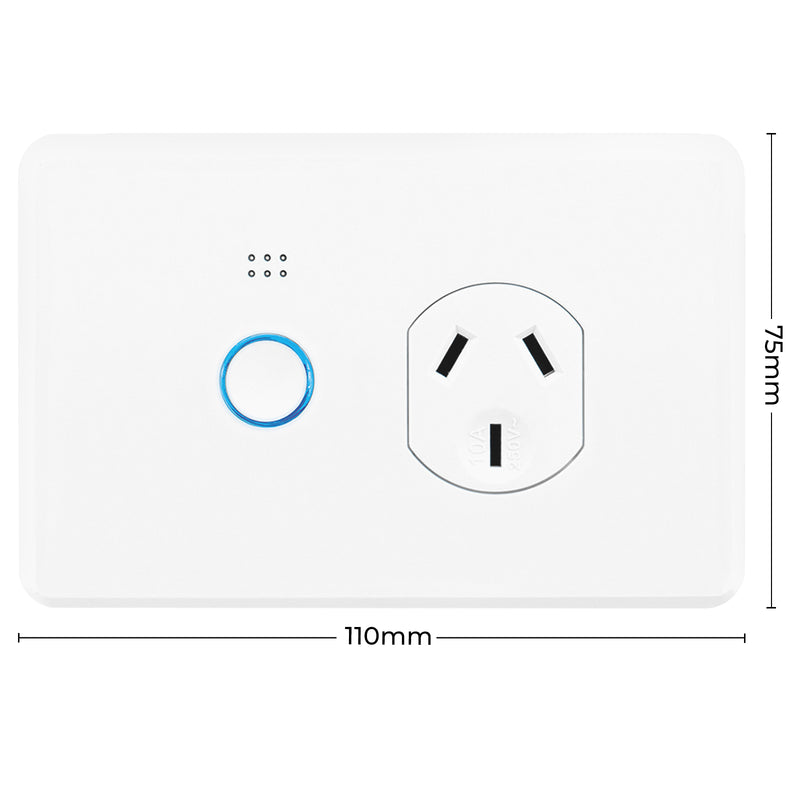 DETA Grid Connect Smart Single Touch Power Point Wi-Fi controlled outlet