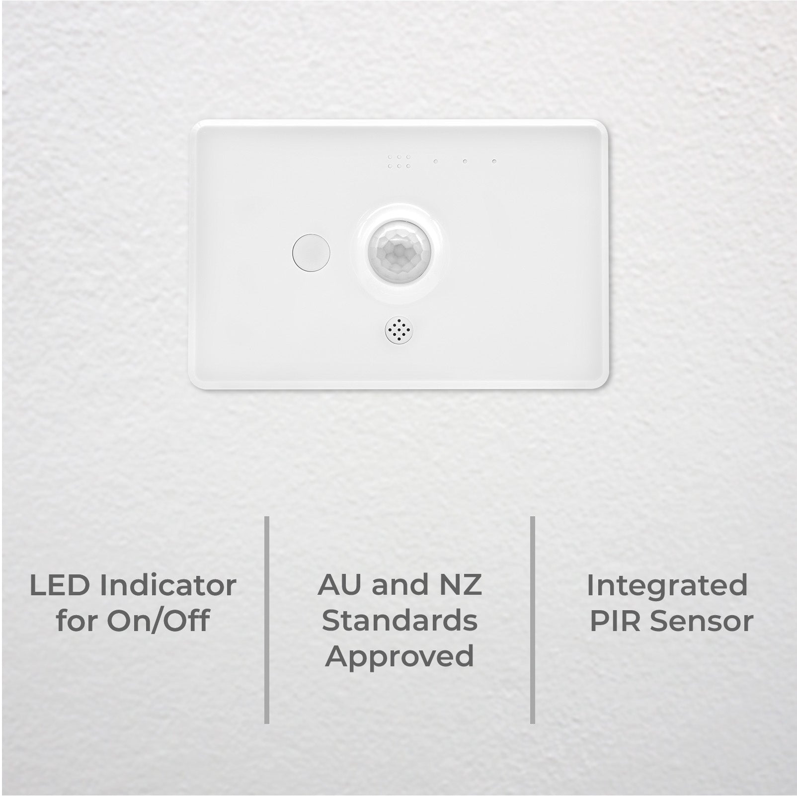 DETA Smart Climate and Motion Sensor Wi-Fi temperature and movement detection with Grid Connect 