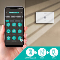DETA Smart Climate and Motion Sensor Wi-Fi temperature and movement detection with Grid Connect 