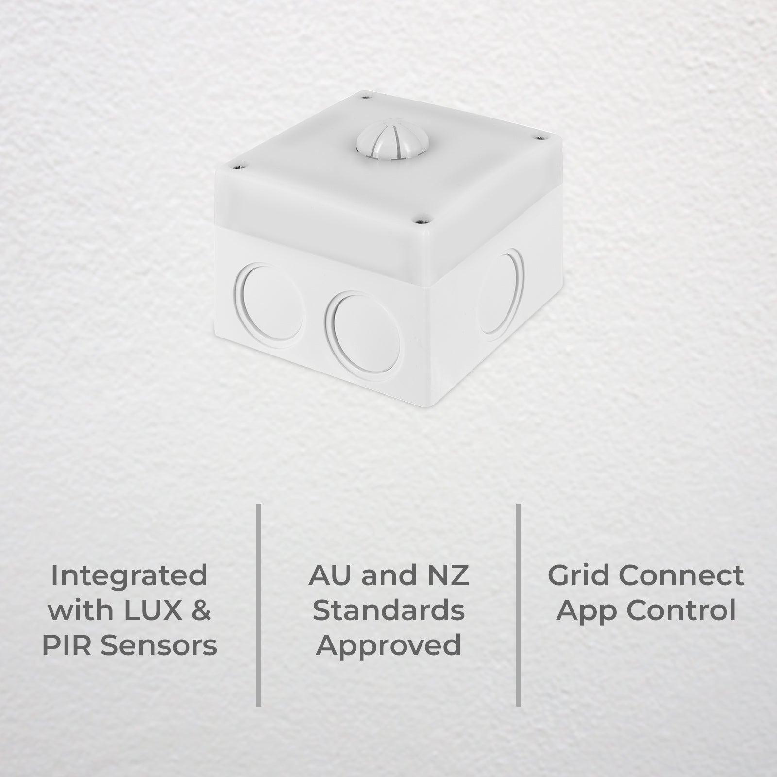 DETA Grid Smart Outdoor Lux and Motion Sensor weatherproof lighting automation