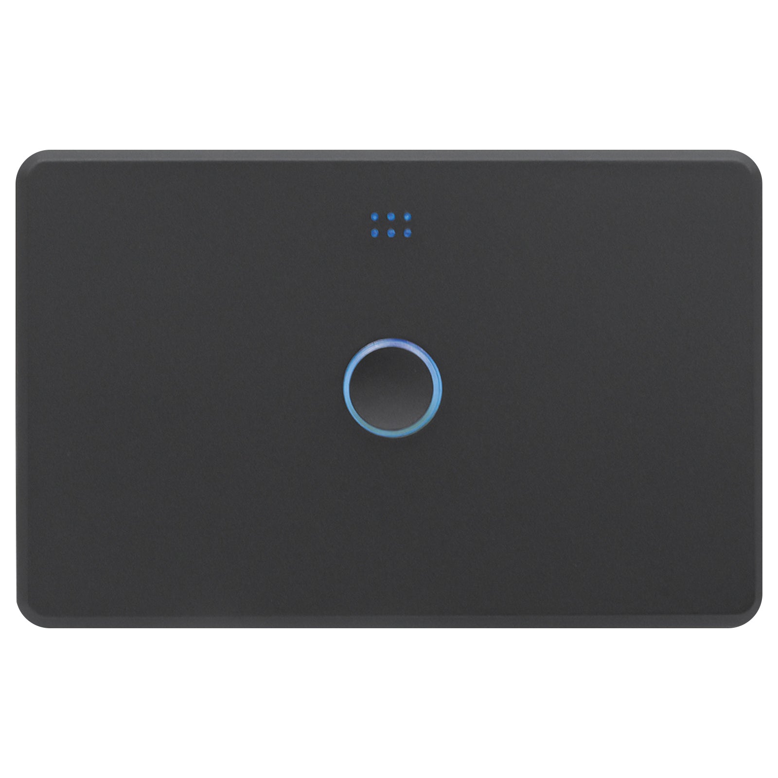 DETA Grid Connect Smart Single-Gang Touch Light Switch – Matte Black, Wi-Fi, LED Power & Wi-Fi Indicators