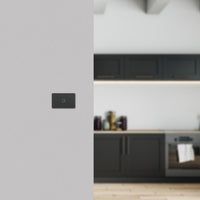 DETA Grid Connect Smart Single-Gang Touch Light Switch – Matte Black, Wi-Fi, LED Power & Wi-Fi Indicators