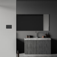 DETA Grid Connect Smart Quad Gang Touch Switch Matte Black – Wi-Fi Smart Light Switch with LED Indicators