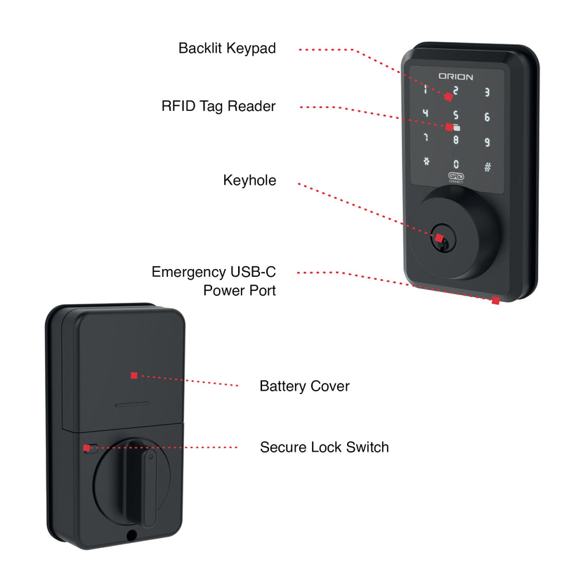 Orion Grid Connect Smart Digital Deadbolt