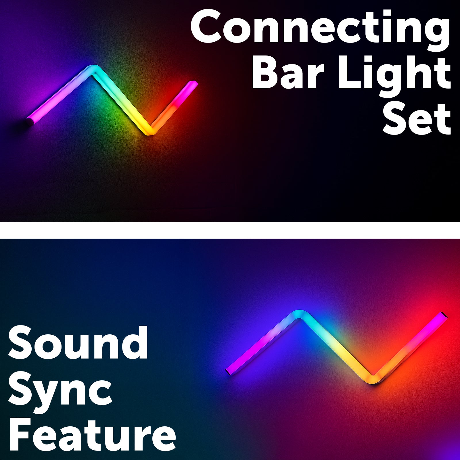 Arlec Grid Connect Smart 6 Piece Connectable LED Bar Light Set