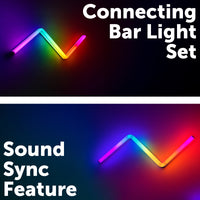 Arlec Grid Connect Smart 6 Piece Connectable LED Bar Light Set