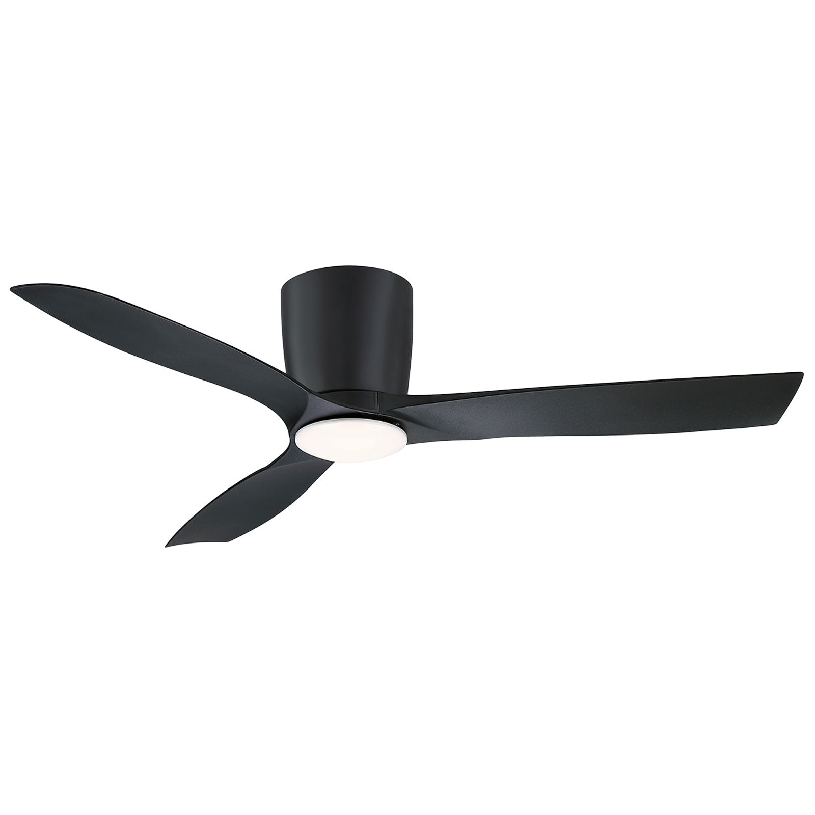 Mercator 132cm Black 3 Blade Smart LED Ceiling Fan Wi-Fi home cooling Smart with Grid Connect