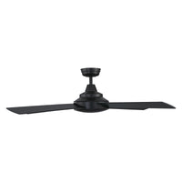 Mercator 132cm Black 4 Blade Smart Ceiling Fan Wi-Fi control Smart with Grid Connect
