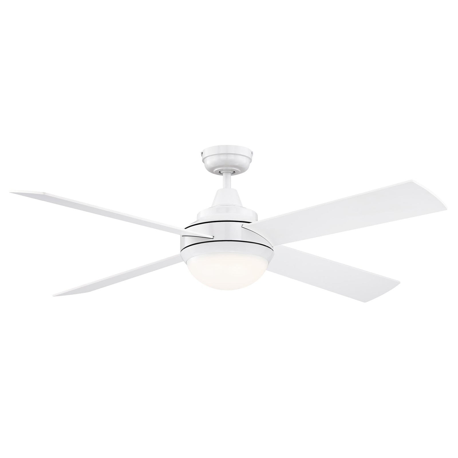 Mercator 132cm Grange smart ceiling fan with LED light, 4 blade Grid Connect remote control fan