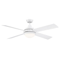 Mercator 132cm Grange smart ceiling fan with LED light, 4 blade Grid Connect remote control fan